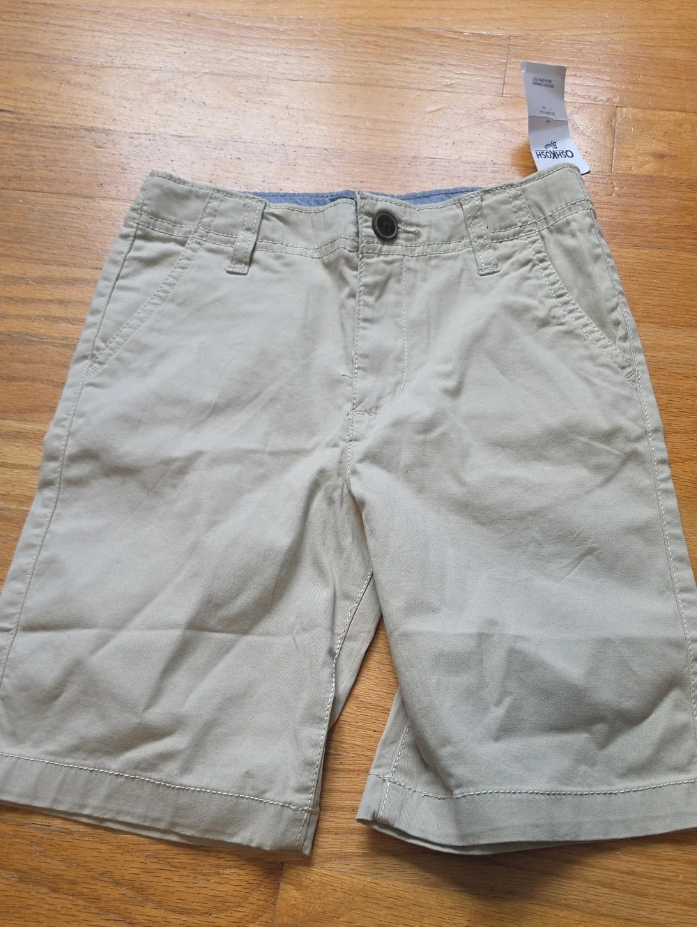 OshKosh B'gosh Boys' Tan Khaki Cotton Shorts